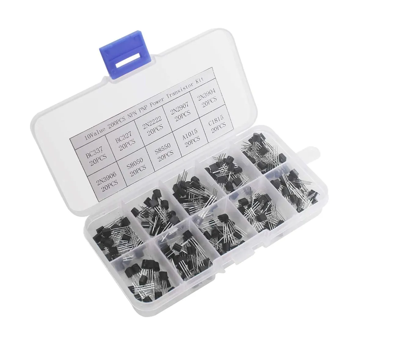 10 Value 200pcs Trasistor Kit