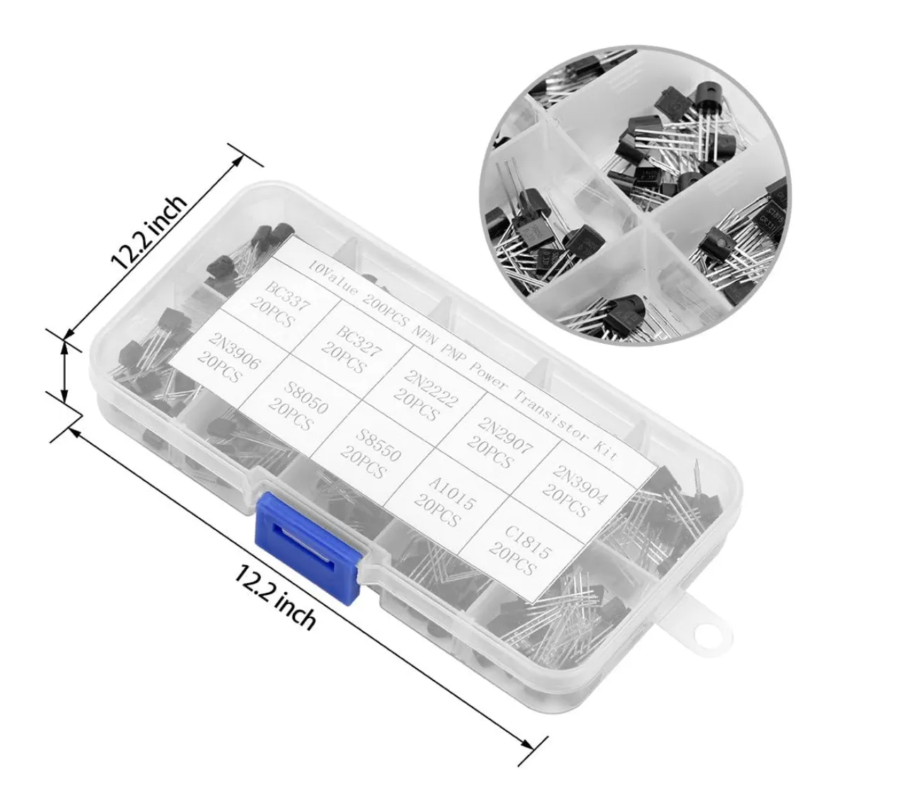 10 Value 200pcs Trasistor Kit