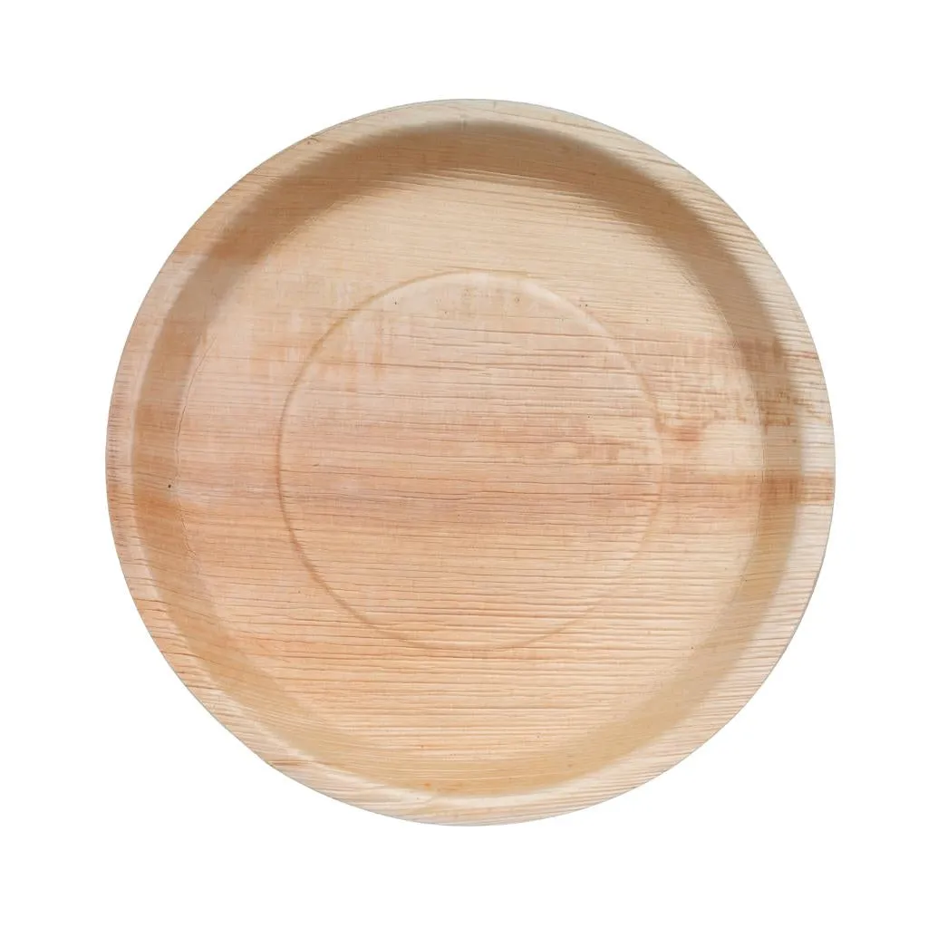 12 Inch Round Disposable Palm Leaf Trays