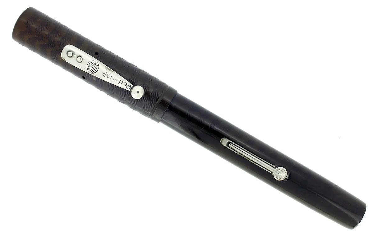1920S WATERMAN #16 PSF BLACK CHASED HARD RUBBER F-BBB  NIB FOUNTAIN PEN RESTORED