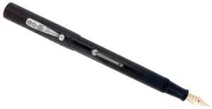 1920S WATERMAN #16 PSF BLACK CHASED HARD RUBBER F-BBB  NIB FOUNTAIN PEN RESTORED