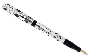 1920S WATERMAN 452 STERLING OVERLAY FOUNTAIN PEN XF to BBB FLEX NIB RESTORED