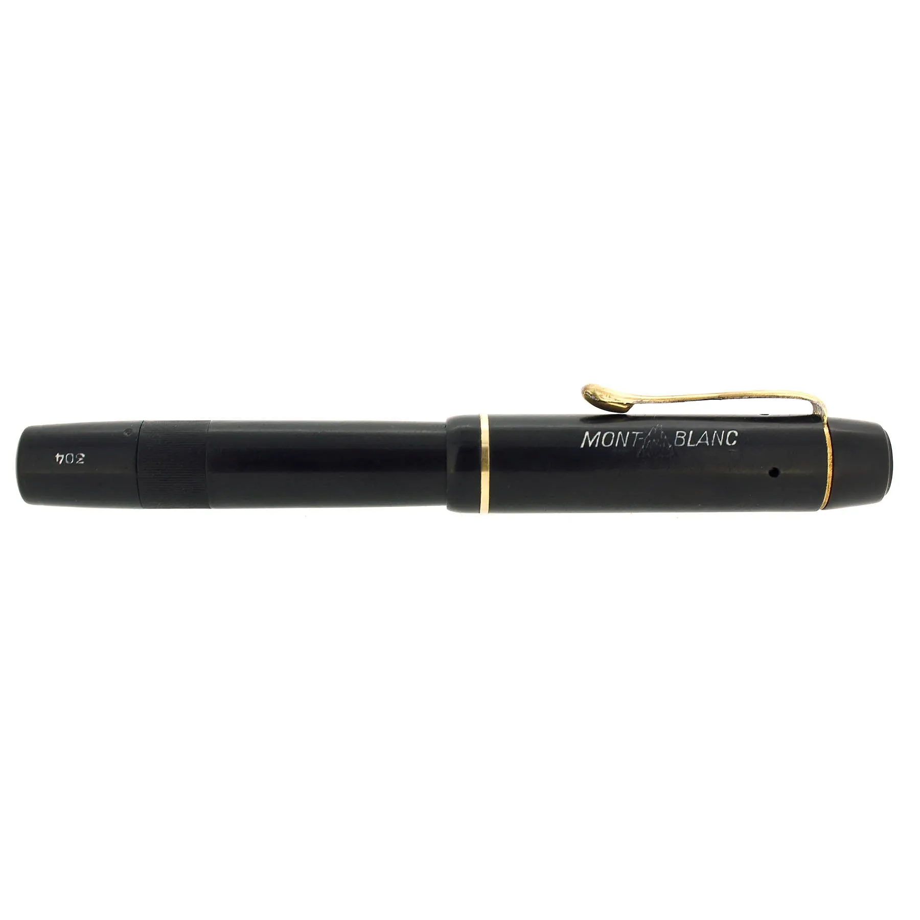 1940S MONTBLANC 304 WARTIME SAFETY EYEDROPPER-FILL FOUNTAIN PEN STUB NIB RESTORED