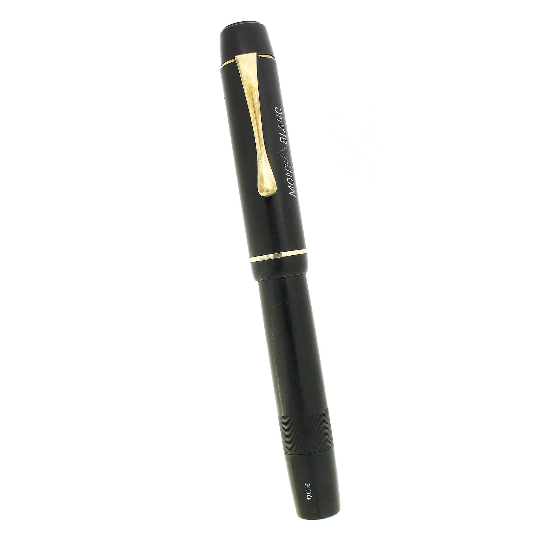 1940S MONTBLANC 304 WARTIME SAFETY EYEDROPPER-FILL FOUNTAIN PEN STUB NIB RESTORED