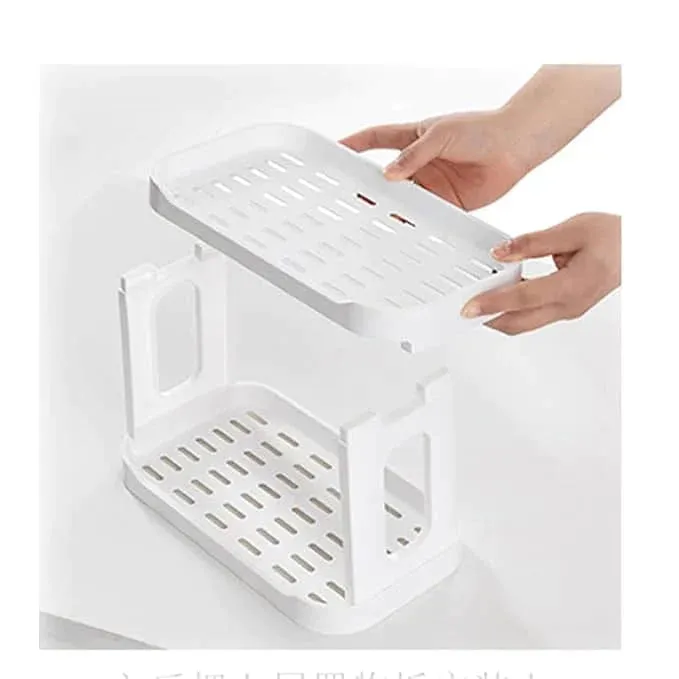 2 Layer Foldable Storage Rack