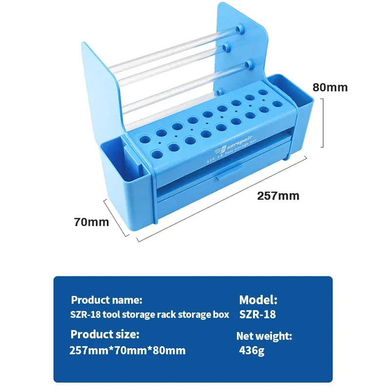 360 degree 2UUL Rotary Screwdriver Storage Holder