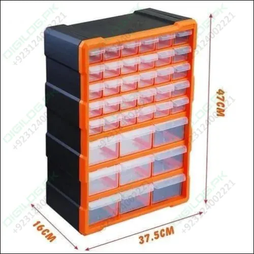 39 Drawer Components Tool Storage Box Makeup Medicine Jewelry And Stationery Oraganizer