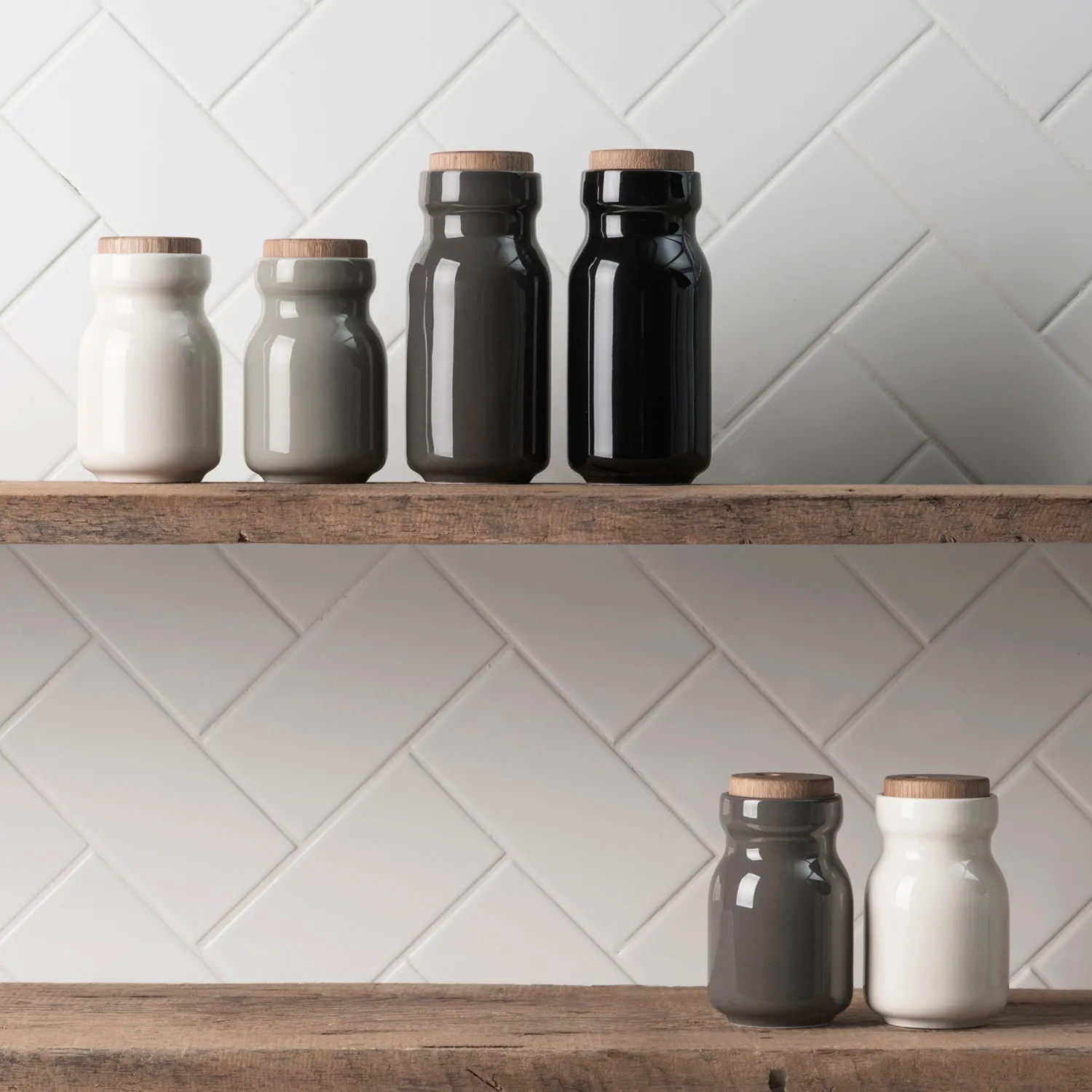 4-Way Spice Jar - Gray / Small