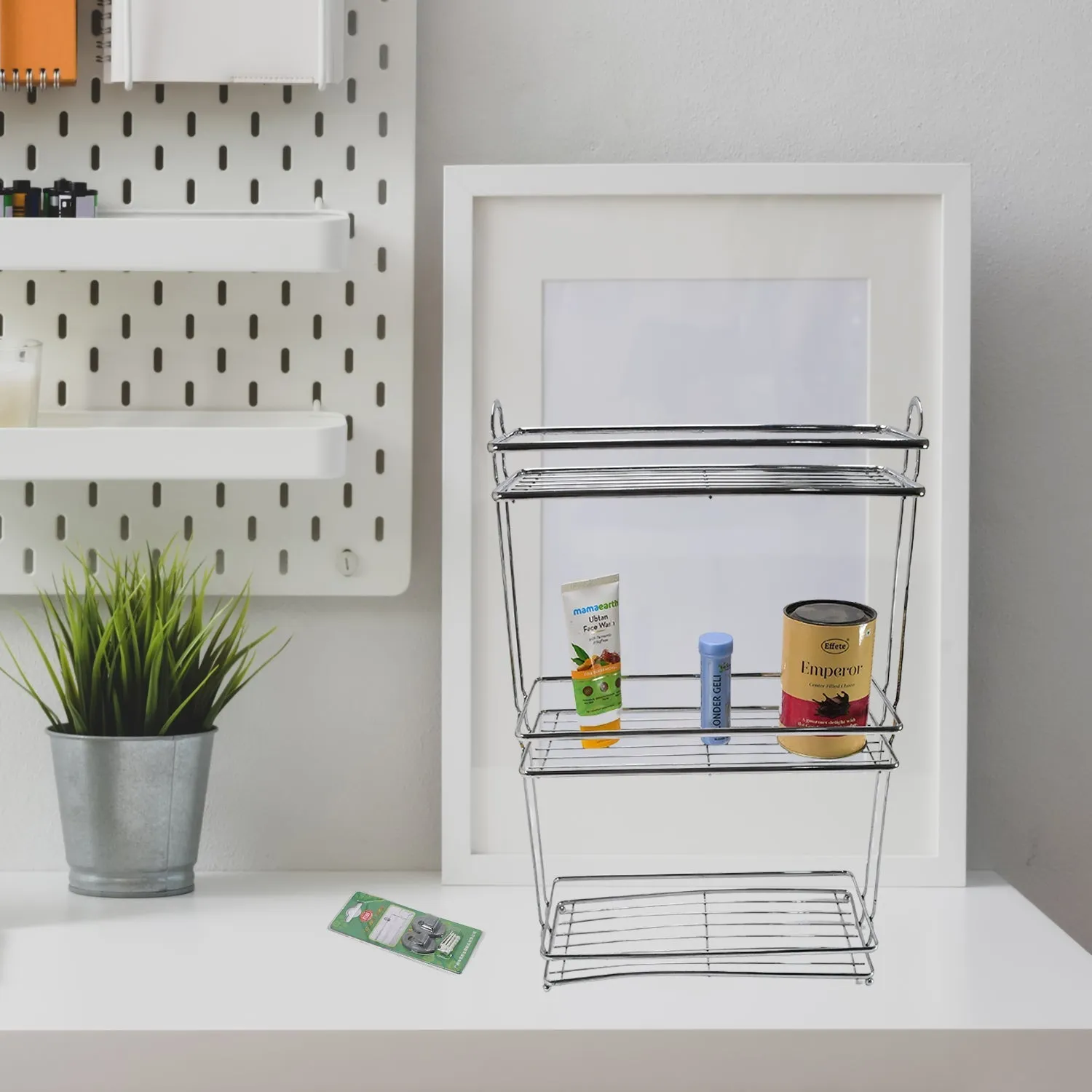 5261 Stand Spice Rack, Kitchen Countertop Organizer Holder for Spice Jar, Oil Can Bottle  & Multiuse Holder
