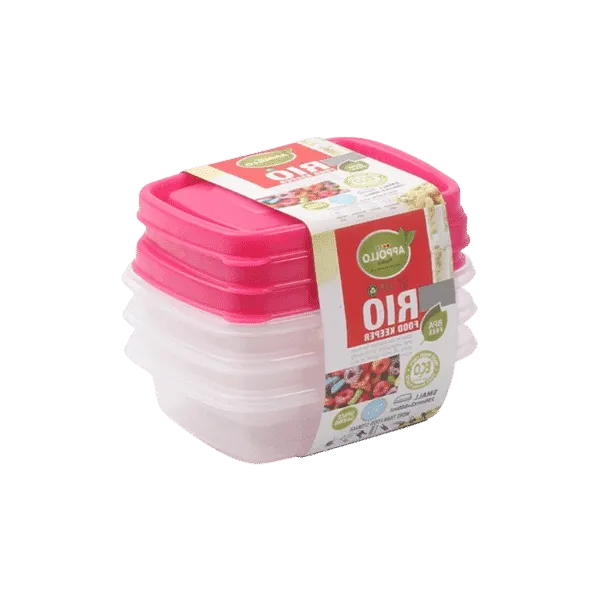 APPOLLO RIO FOOD KEEPER MEDIUM 3PCS SET 400ML