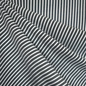 Atelier Brunette Sunray Stripe Modal Shirting Forest