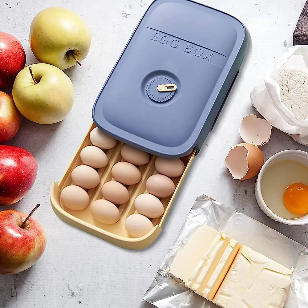 Automatic Rolling Egg Storage Box
