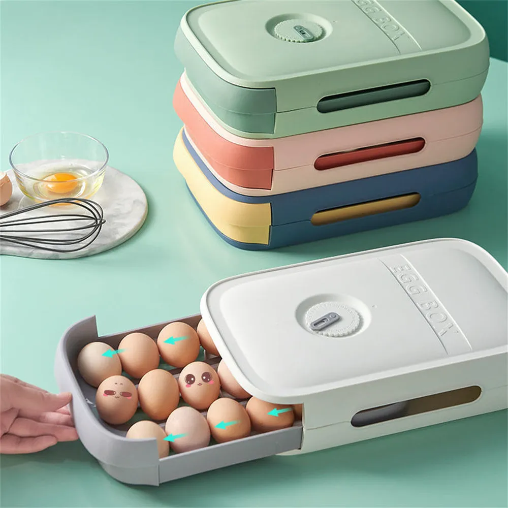 Automatic Rolling Egg Storage Box