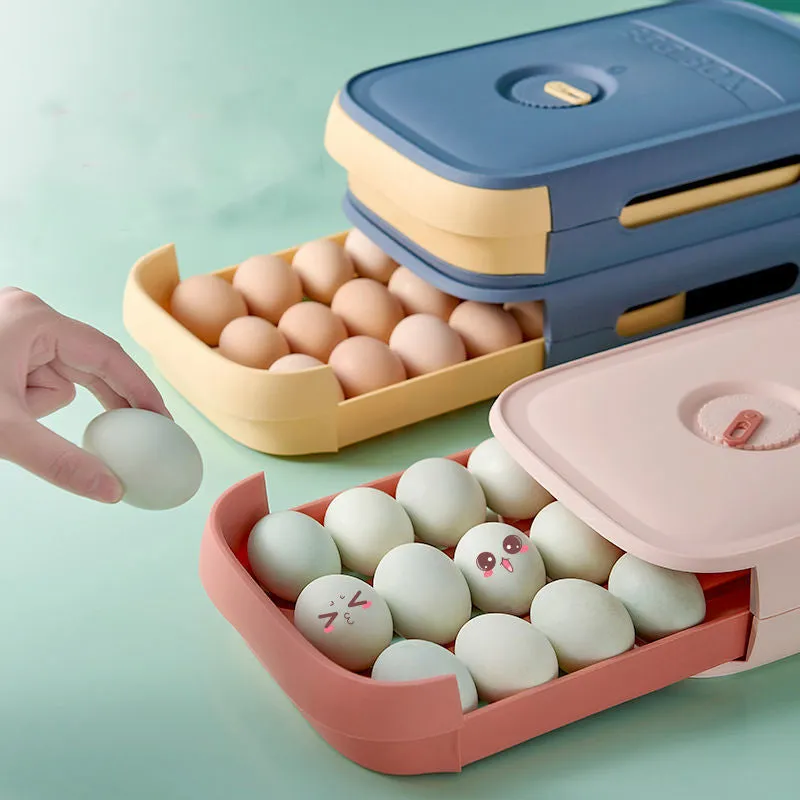 Automatic Rolling Egg Storage Box