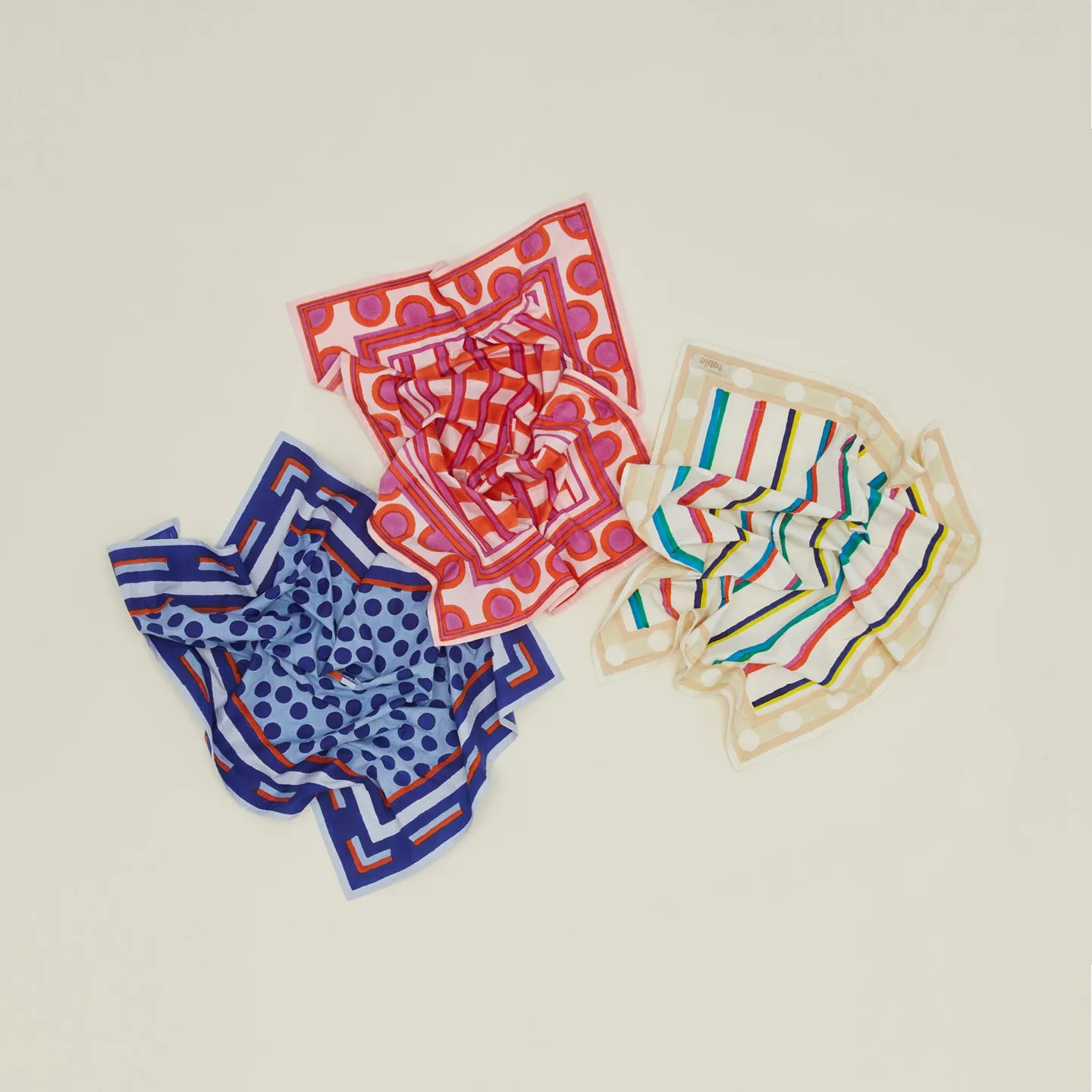 Block Printed Dish Cloth - Block Printed Red Plaid
