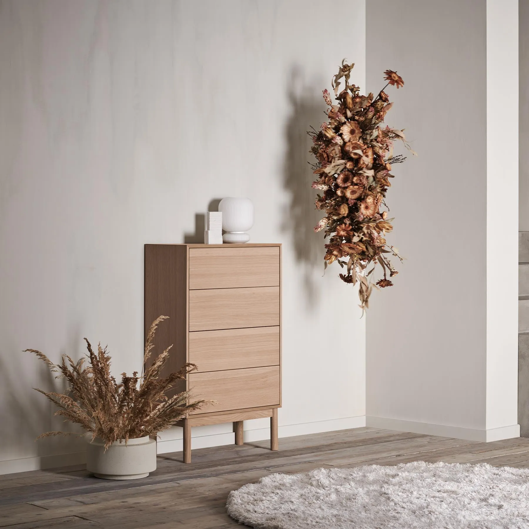 Bolia Case Sideboard - White pigmented oil