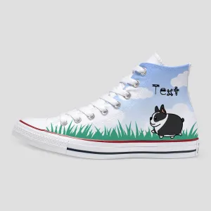 Boston Terrier Custom Converse