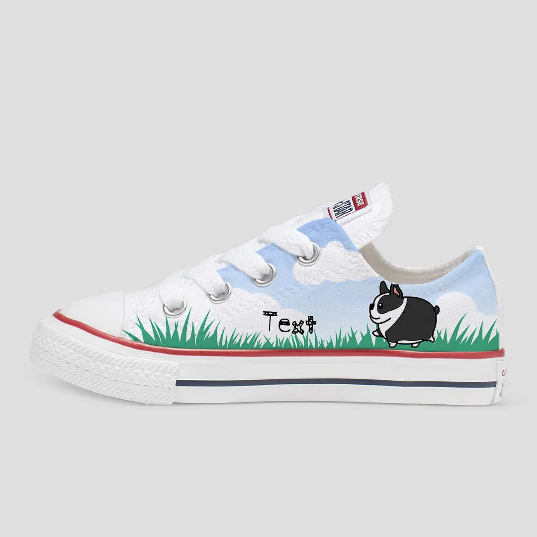 Boston Terrier Custom Converse