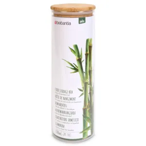 Brabantia Pure Food Glass Storage Jar With Bamboo Lid 1.7L