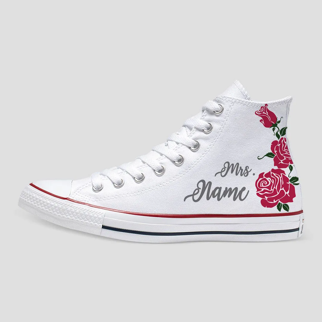Bride Roses Custom Converse