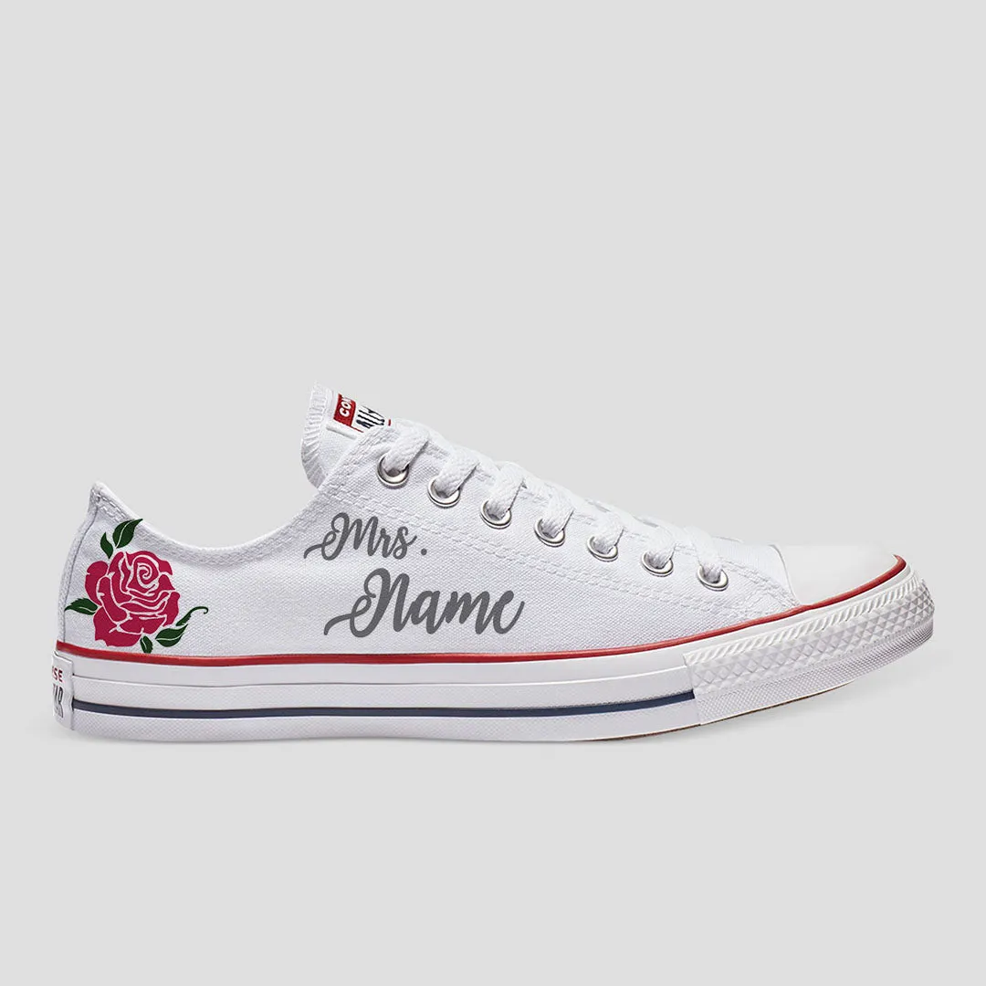Bride Roses Custom Converse