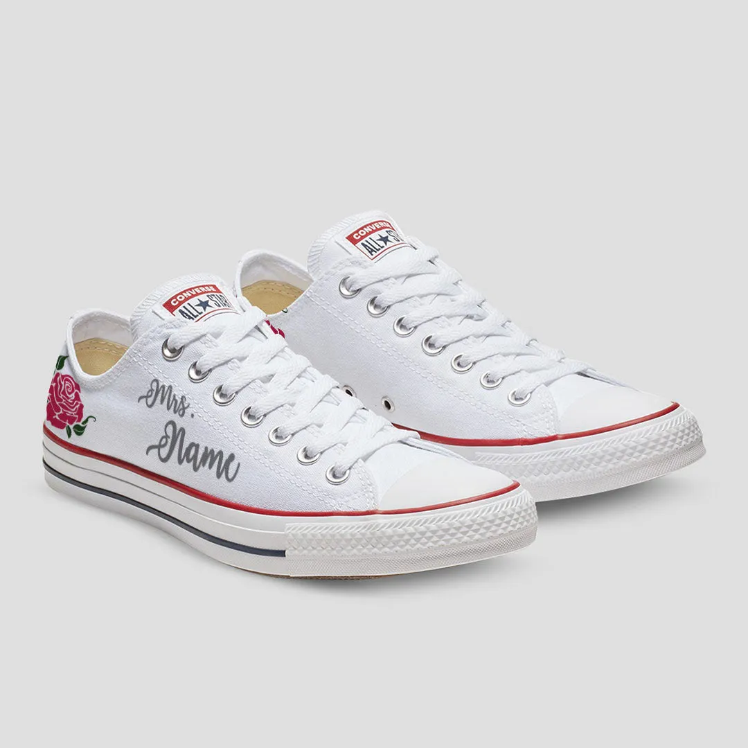 Bride Roses Custom Converse