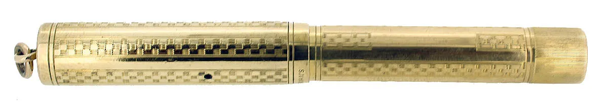 C1917 WATERMAN GOTHIC 0552 1/2V F-BBB FLEX NIB FOUNTAIN PEN RESTORED
