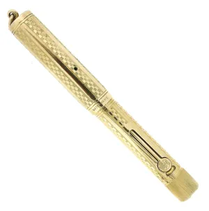C1917 WATERMAN GOTHIC 0552 1/2V F-BBB FLEX NIB FOUNTAIN PEN RESTORED