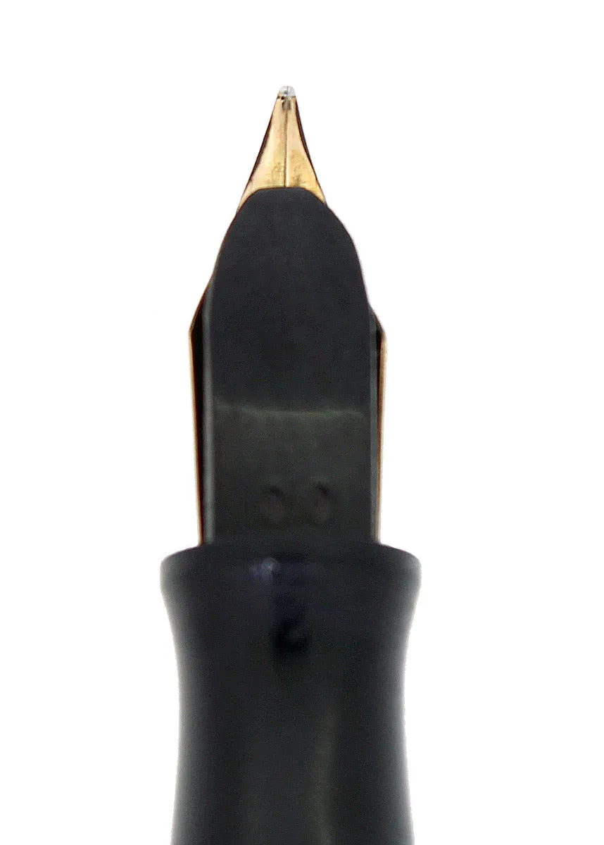 C1917 WATERMAN SMOOTH 18K GOLD FILLED 0552 1/2V F-BBB NIB FOUNTAIN PEN RESTORED