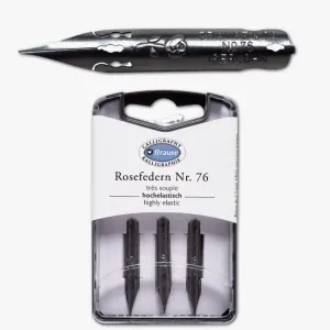 Calligraphy Nib - Rosenfedern Silver