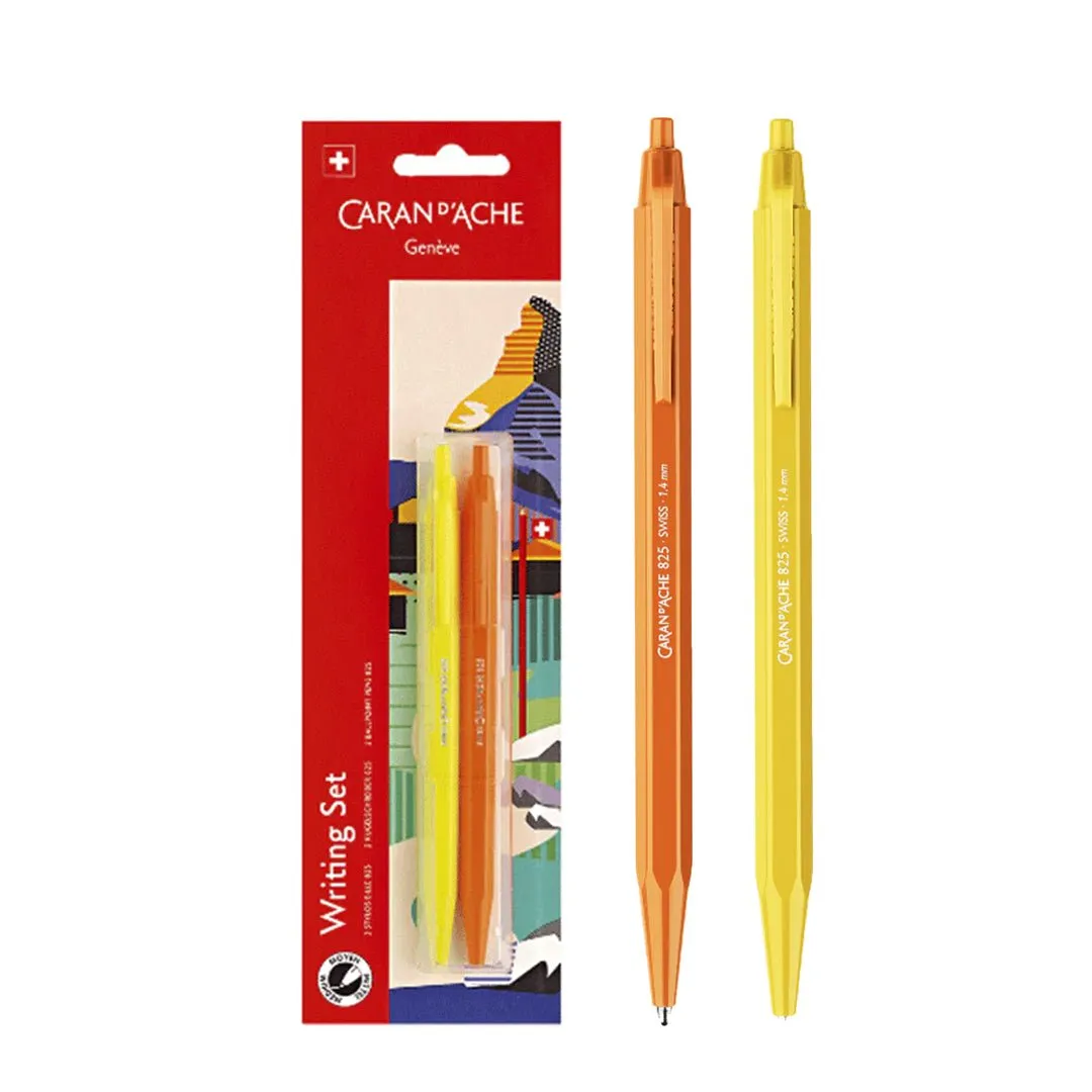 Caran d'ache  825 Blister Ballpoint Pen pack of 2
