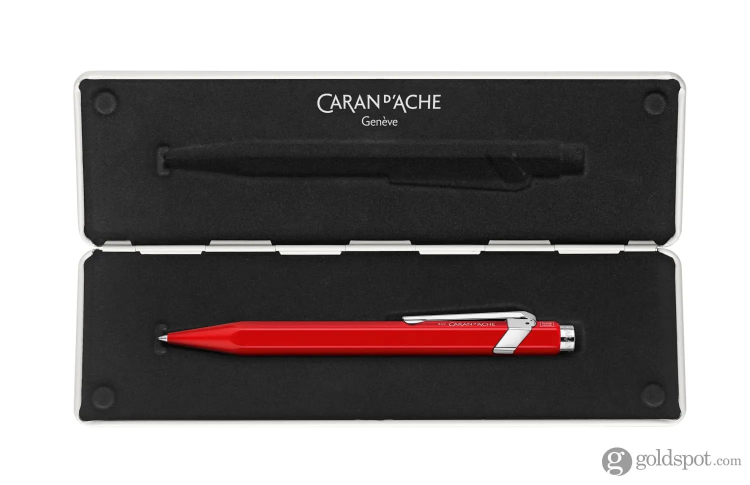 Caran d'Ache 849 Rollerball Pen in Red with Slimpack