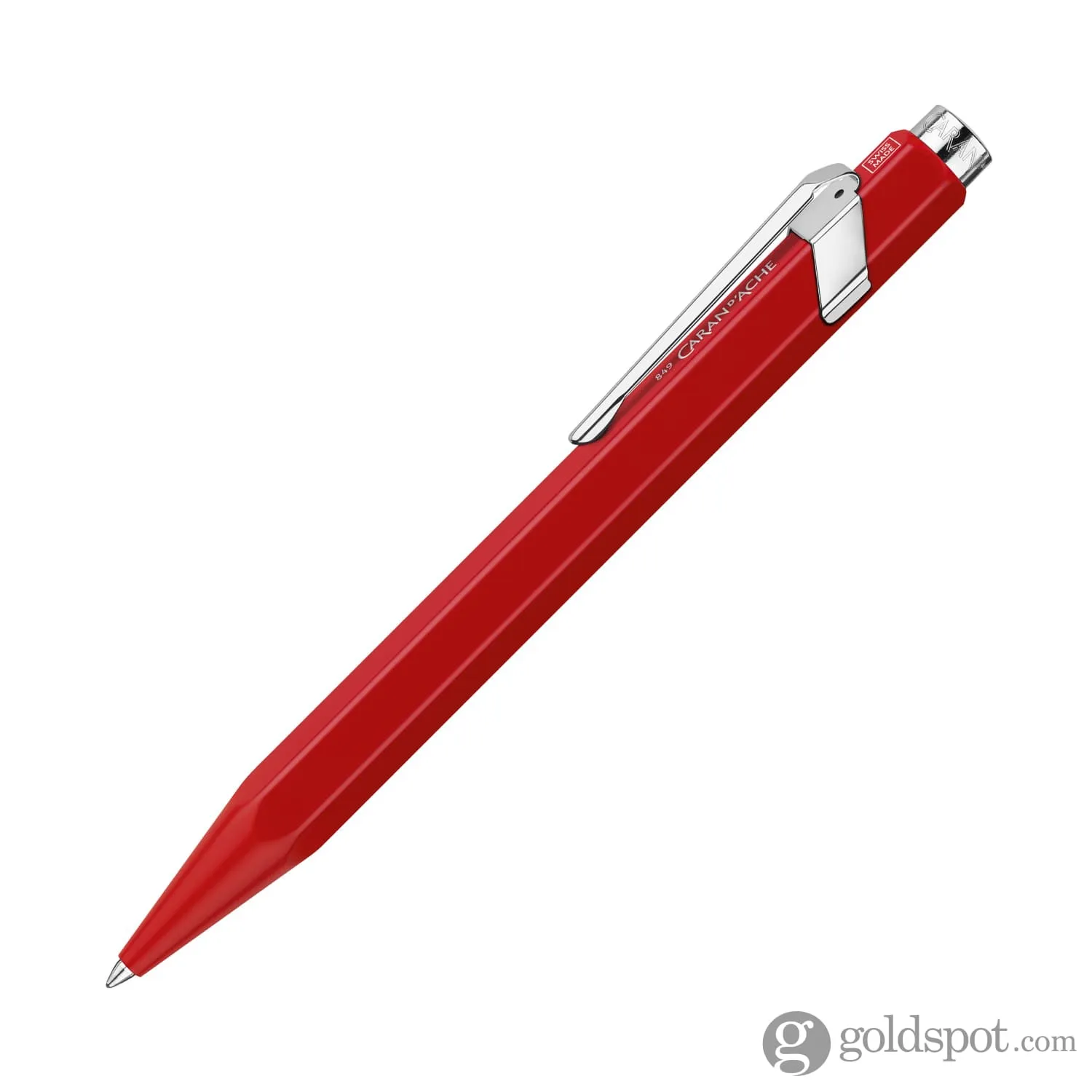 Caran d'Ache 849 Rollerball Pen in Red with Slimpack