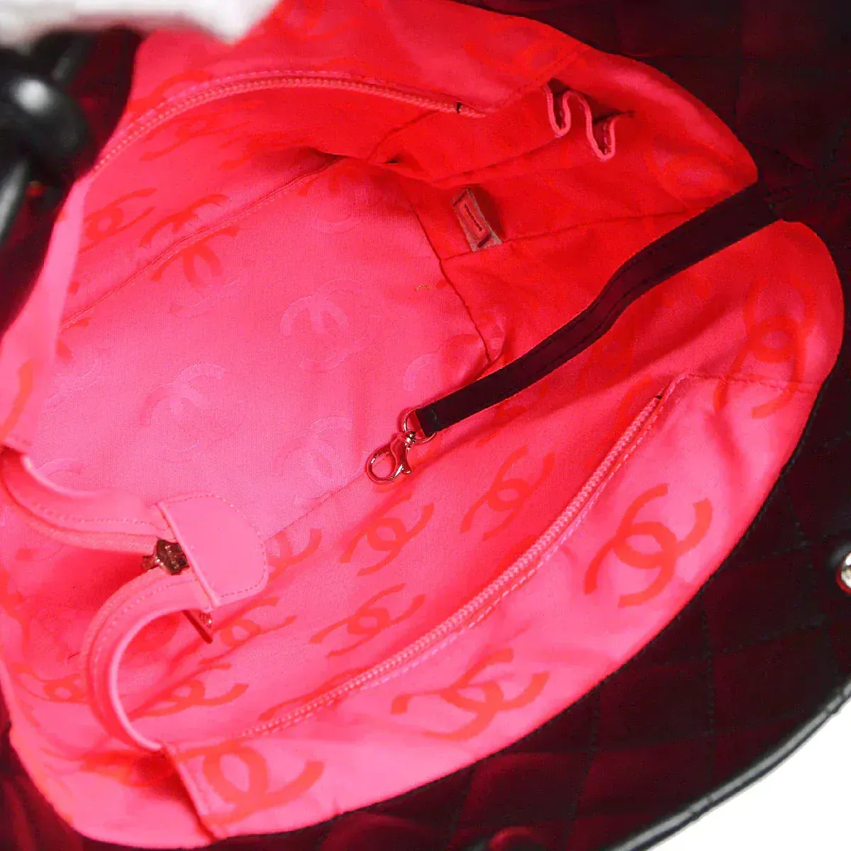 CHANEL 2003-2004 Cambon Ligne Tote Bag