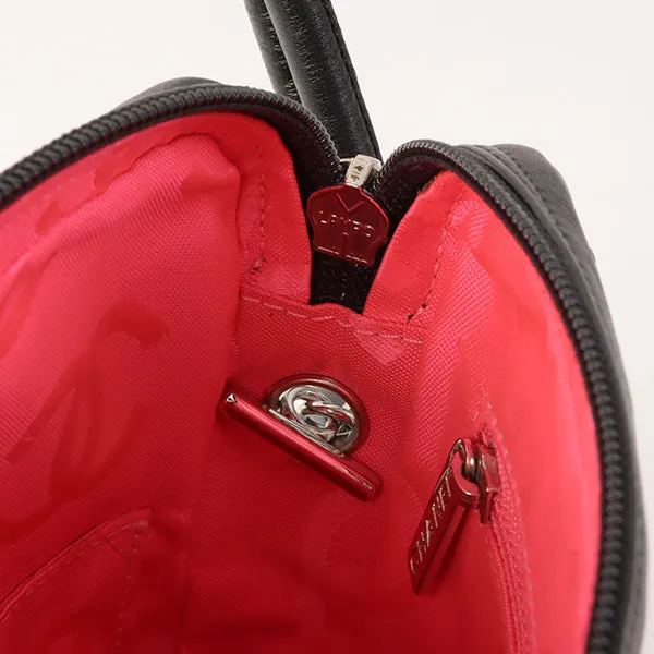 Chanel Around 2003 Made Cambon Shoulder Bag Black