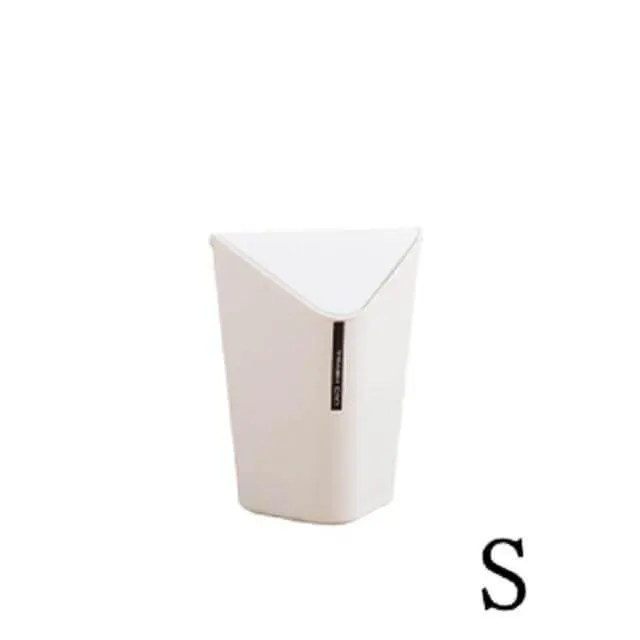 Creative Modern Home Use/Office Desktop Mini Plastic Trash Can