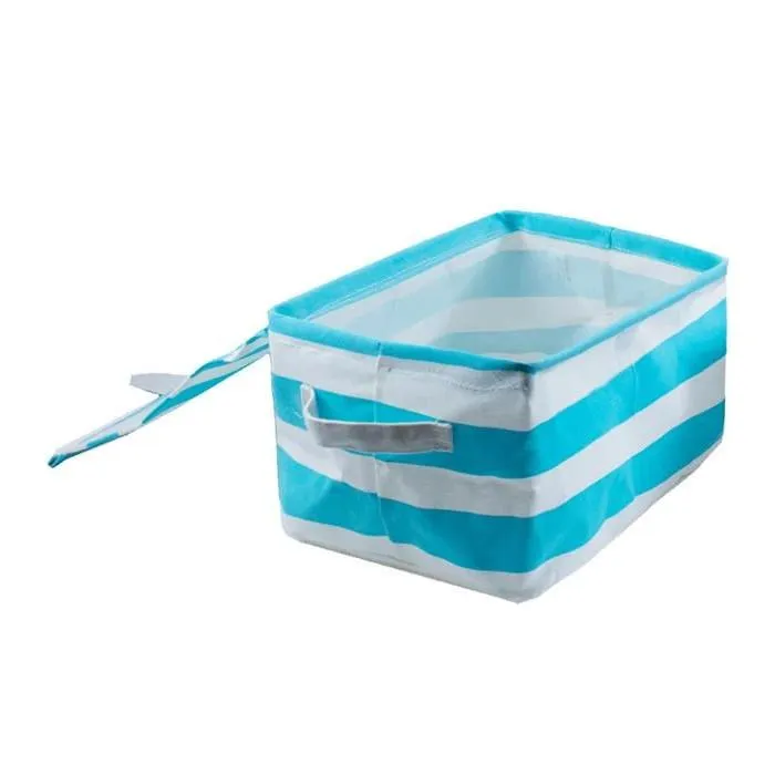 CTG Collapsible Canvas Storage Bin 11"x8" - Assorted Colours
