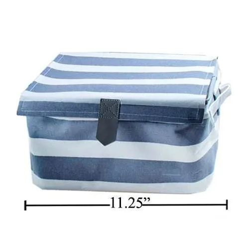 CTG Collapsible Canvas Storage Bin 11"x8" - Assorted Colours