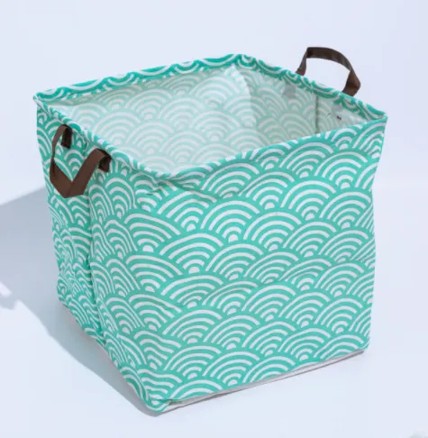 Cube Storage Box Canvas Fabric  Basket Toy Organiz