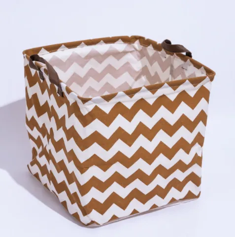 Cube Storage Box Canvas Fabric  Basket Toy Organiz