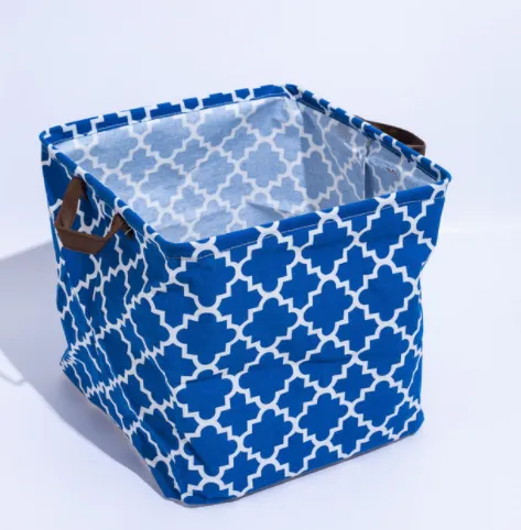 Cube Storage Box Canvas Fabric  Basket Toy Organiz