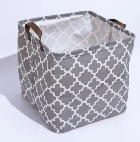 Cube Storage Box Canvas Fabric  Basket Toy Organiz