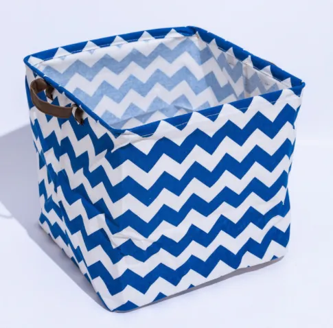 Cube Storage Box Canvas Fabric  Basket Toy Organiz