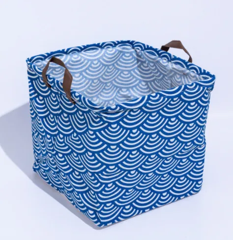 Cube Storage Box Canvas Fabric  Basket Toy Organiz