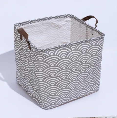 Cube Storage Box Canvas Fabric  Basket Toy Organiz