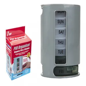 Daily Pill Box Storage and Dispenser