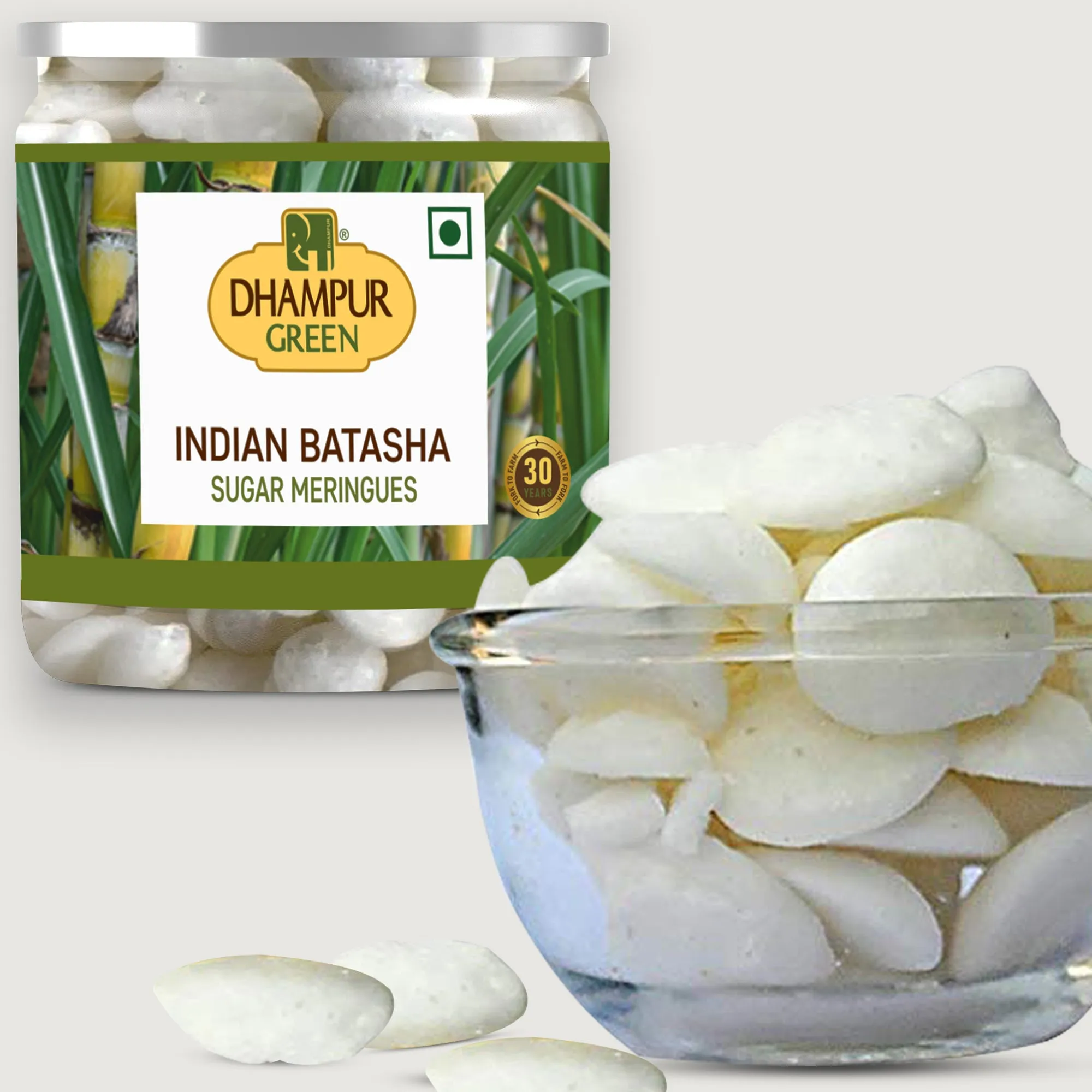 Dhampur Green Combo: Indian Batasha and Prasad dana- 1.15kg
