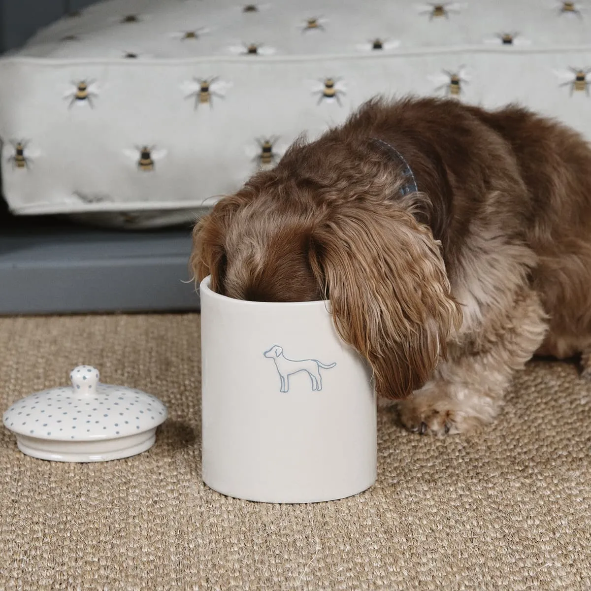 Fetch Stoneware Storage Jar