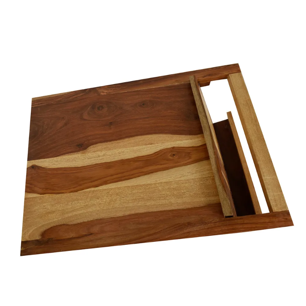Foldable Reader Table | Accent Furniture of Shisham Wood | 22" Long