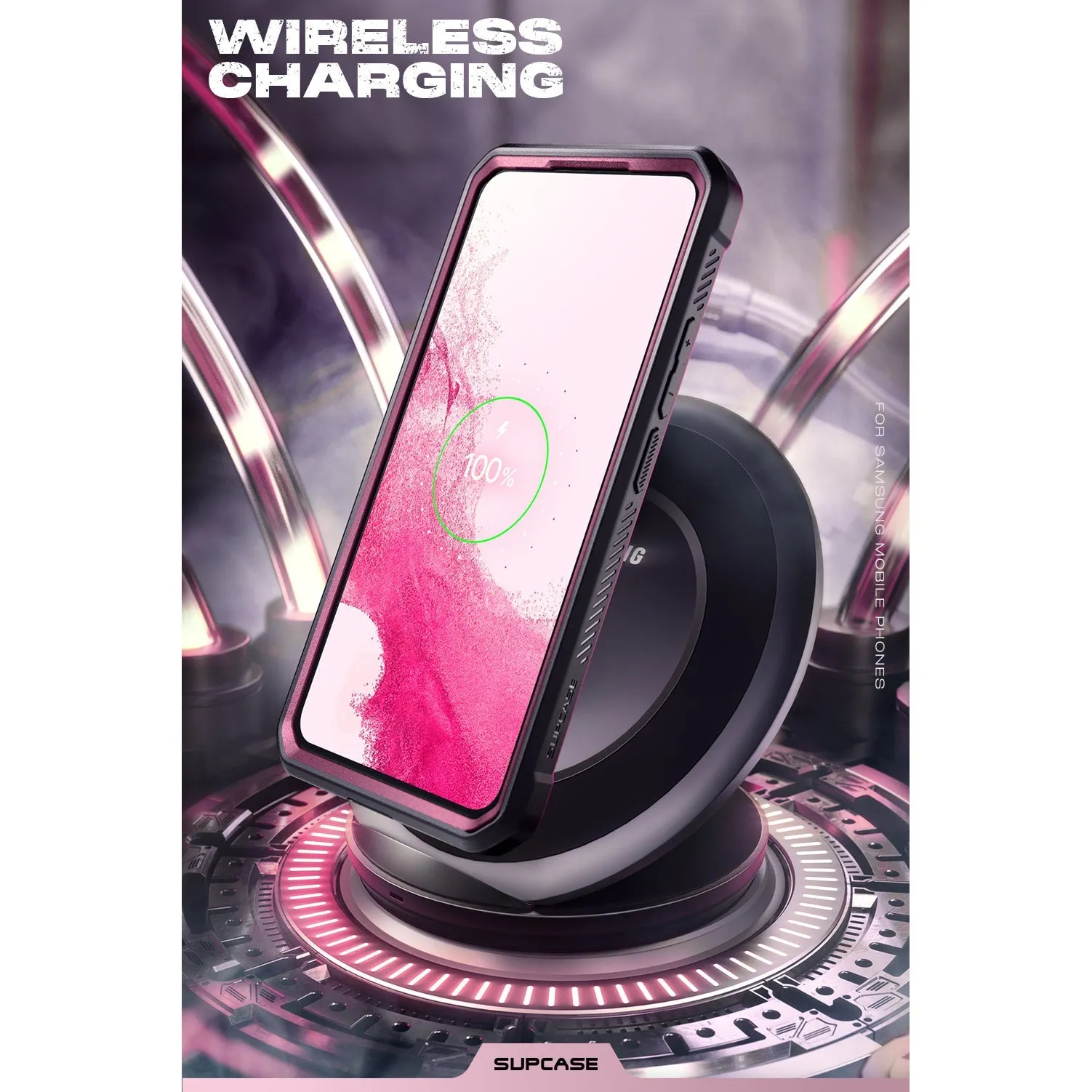 Galaxy S22 Ultra Unicorn Beetle PRO Rugged Case(open box)-Burgundy